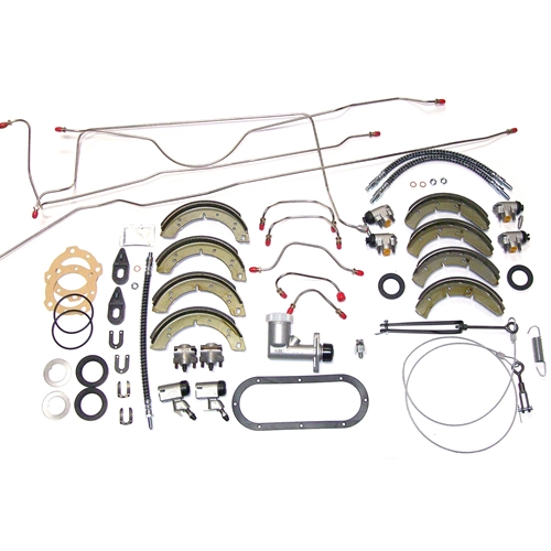 Early Stainless Steel Lines Overhaul Brake System Kit
